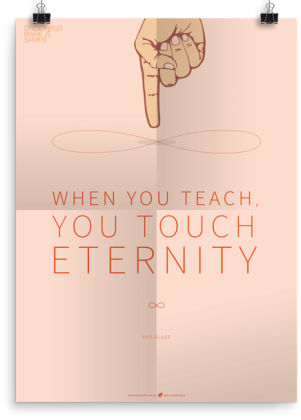 Prikkelende poster:  Touch eternity   